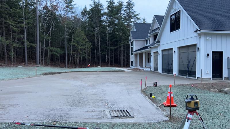 Driveway grading and base work by Envy Excavation