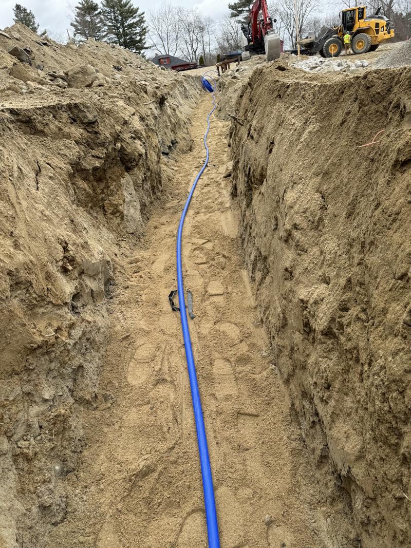 Site utility installation by Envy Excavation