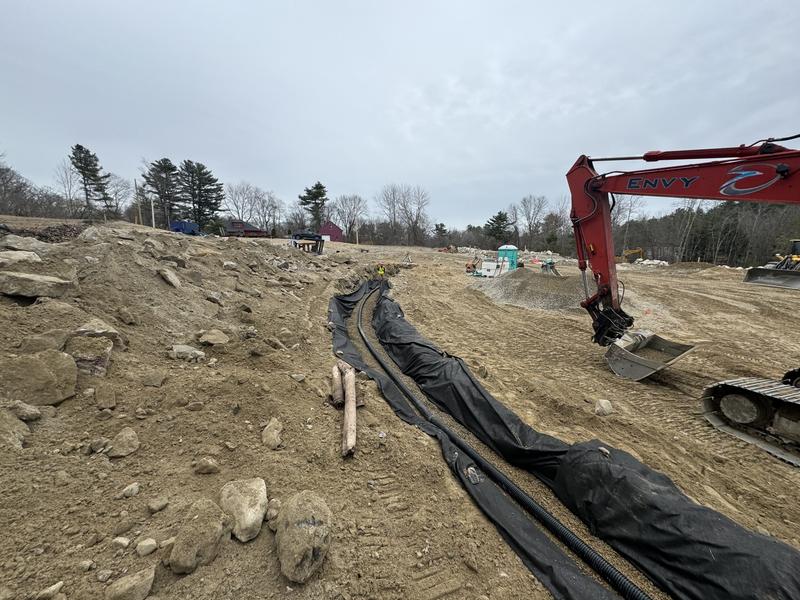 Site utility installation by Envy Excavation