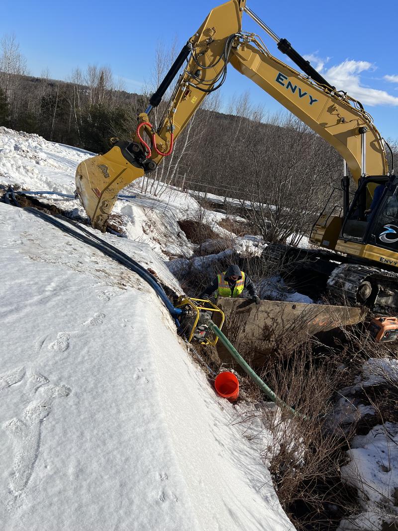 Septic and utilities install