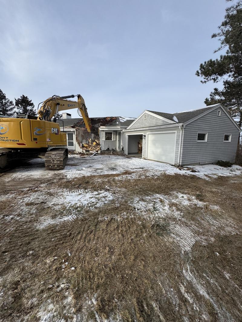 Structural demolition by Envy Excavation in Southern Maine