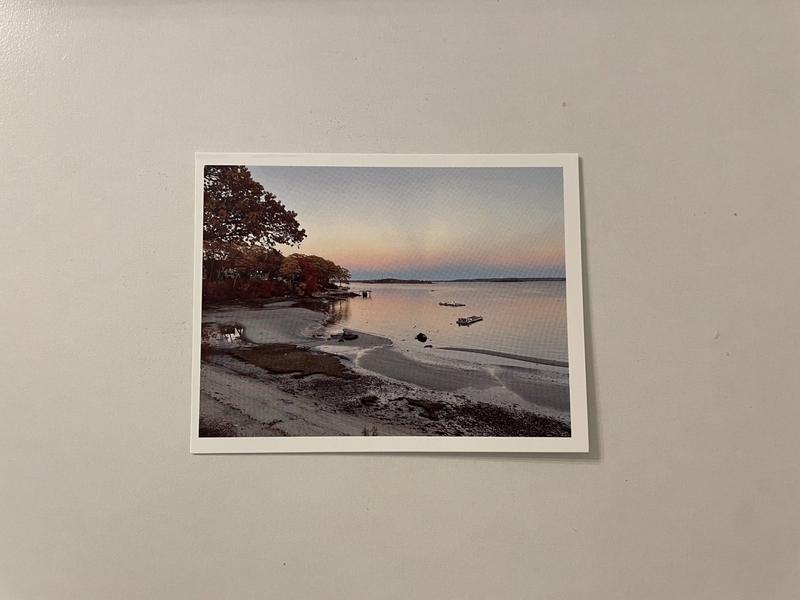 Gratitude for Maine Fall Note Card Set, card 5 with a Maine fall photo