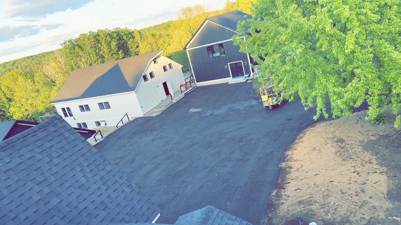 New driveway installation, Cumberland County