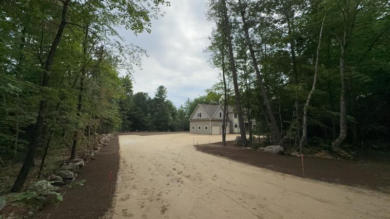 Driveway grading and base work by Envy Excavation