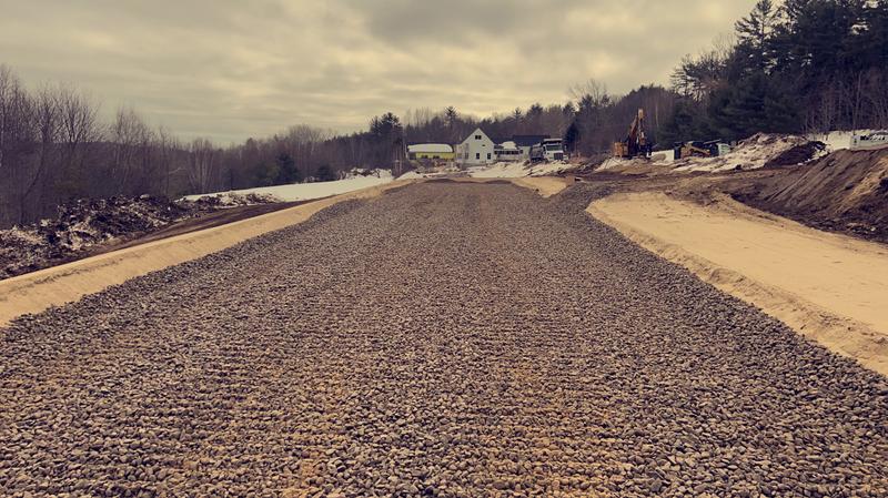 Driveway and parking lot