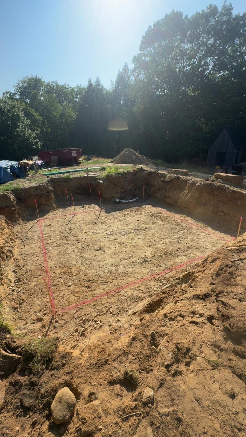 Frost walls and footings