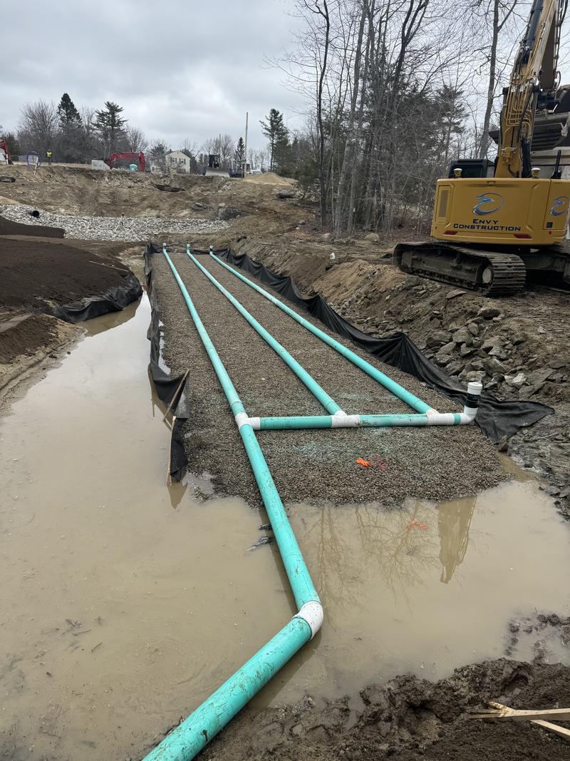 Site utility installation by Envy Excavation