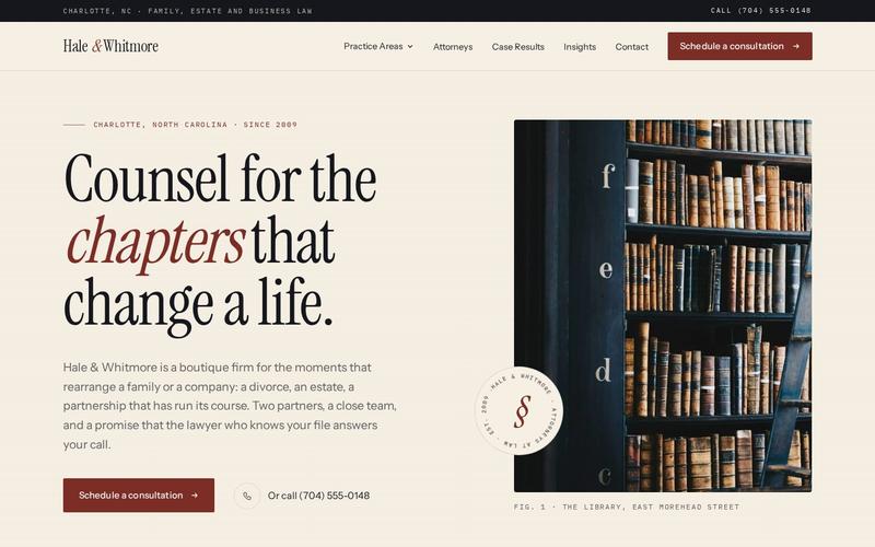 Hale & Whitmore template