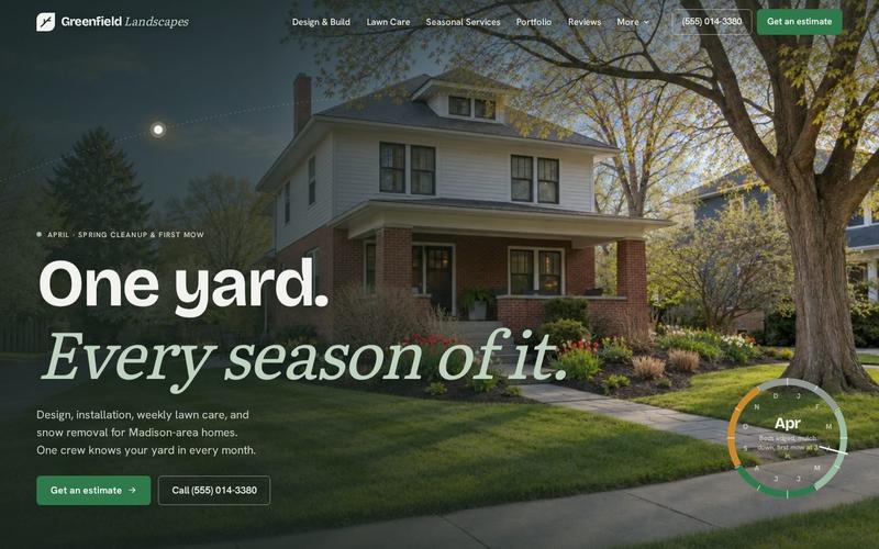 Greenfield Landscapes template