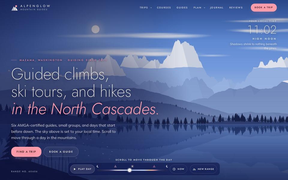 Alpenglow Mountain Guides template