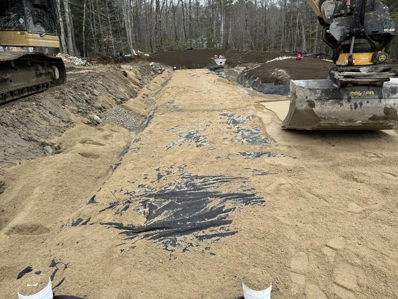 Site utility installation by Envy Excavation