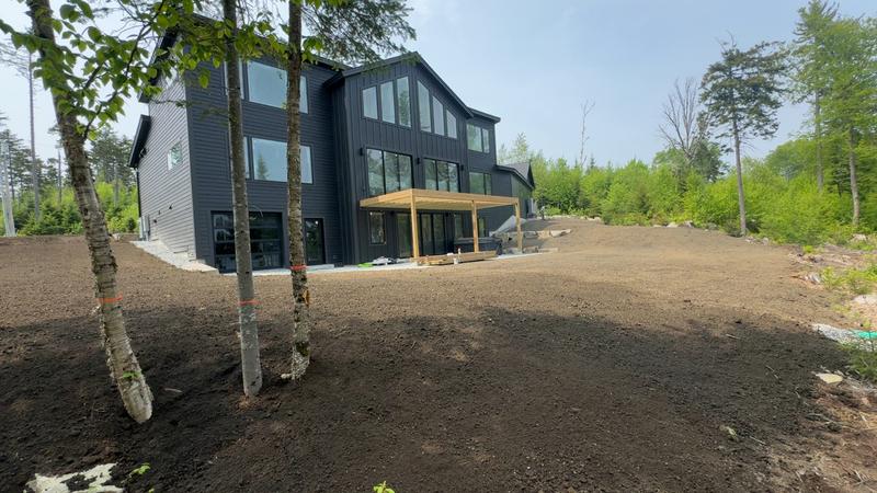 Topsoil placement and rough grading by Envy