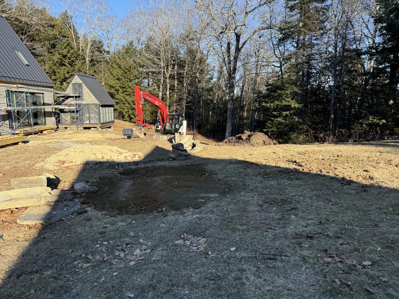 Foundation excavation