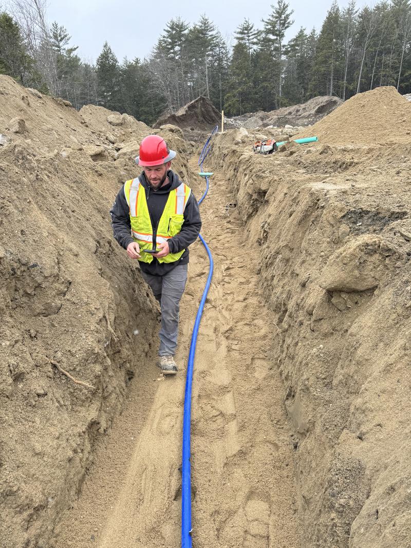 Site utility installation by Envy Excavation