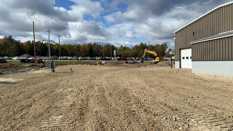 Sub-base excavation in Bridgton
