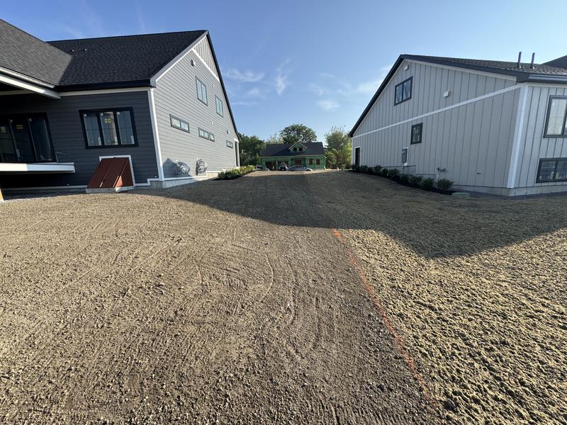 Hydroseed-ready lawn prep, Southern Maine