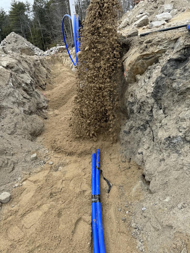Site utility installation by Envy Excavation
