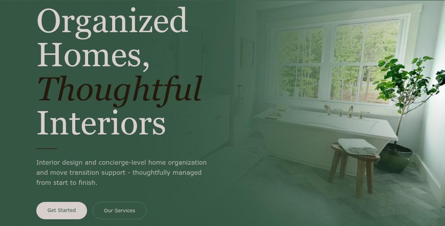 Kept Interiors website designed by K Squared