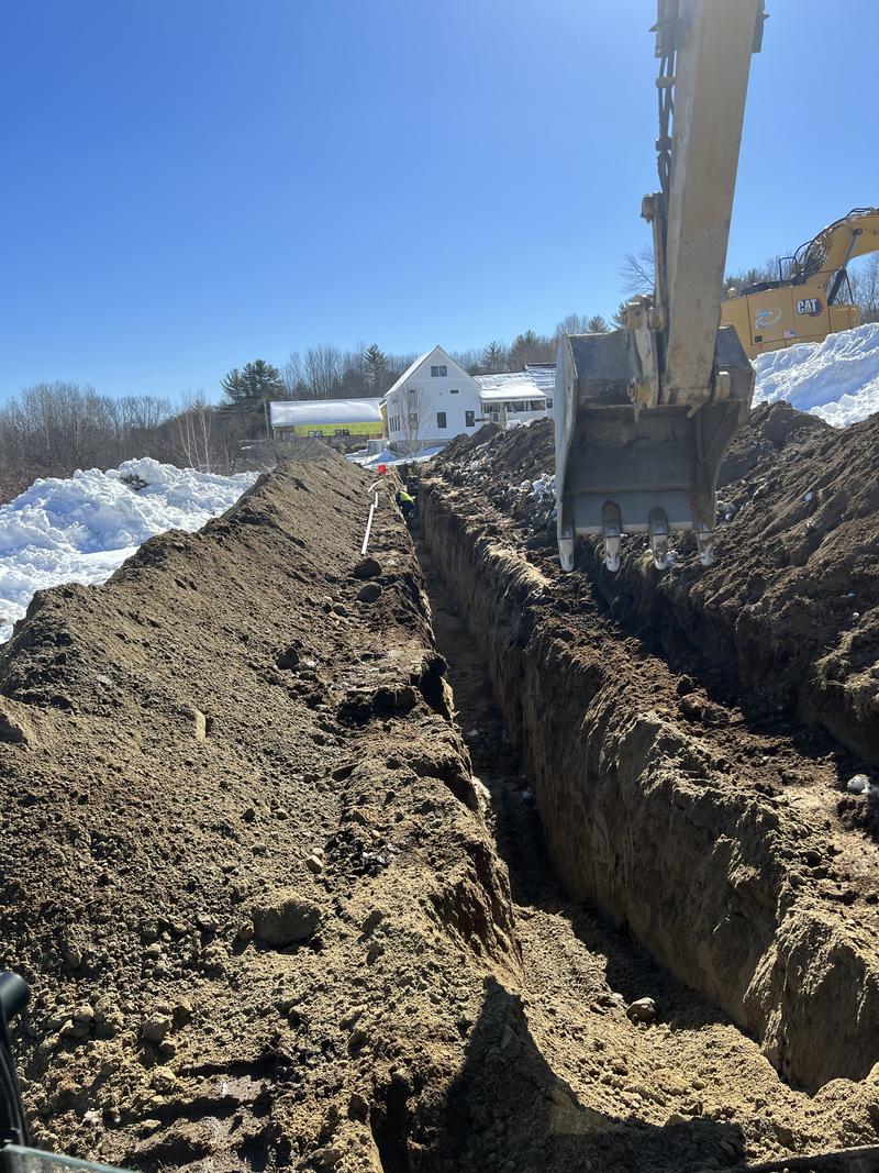 Site preparation in Otisfield