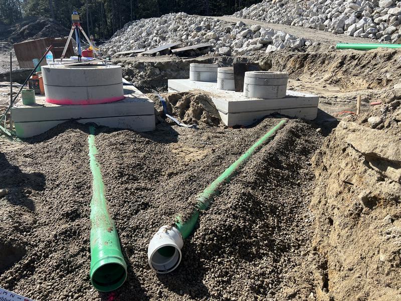 Site utility installation