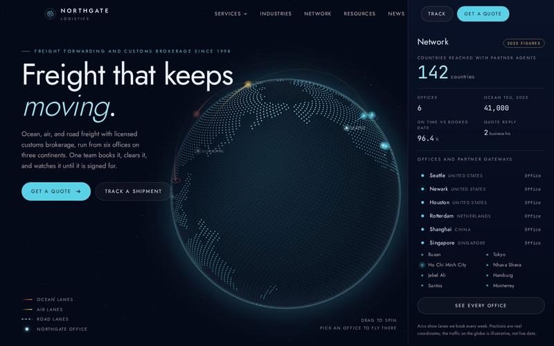 Northgate Logistics template