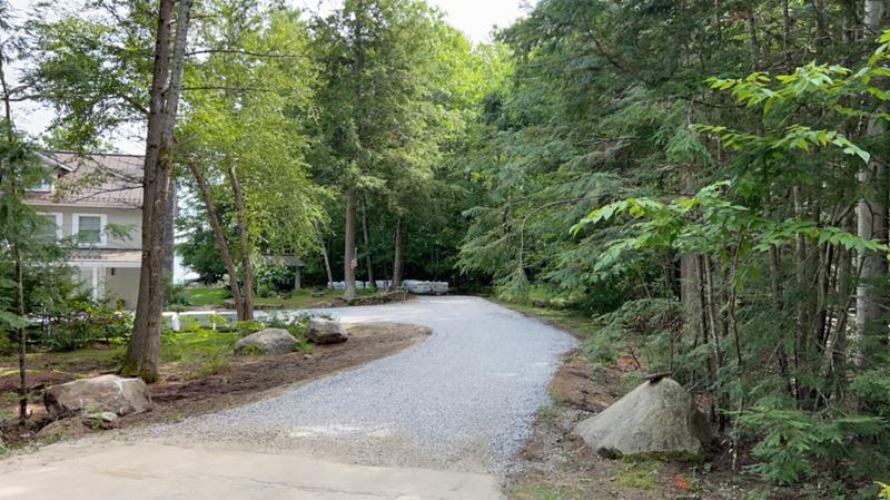 New driveway installation, Cumberland County