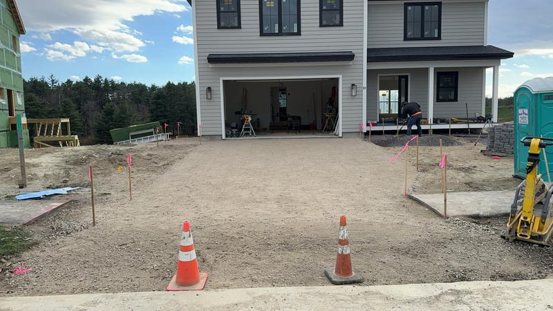 New driveway installation, Cumberland County