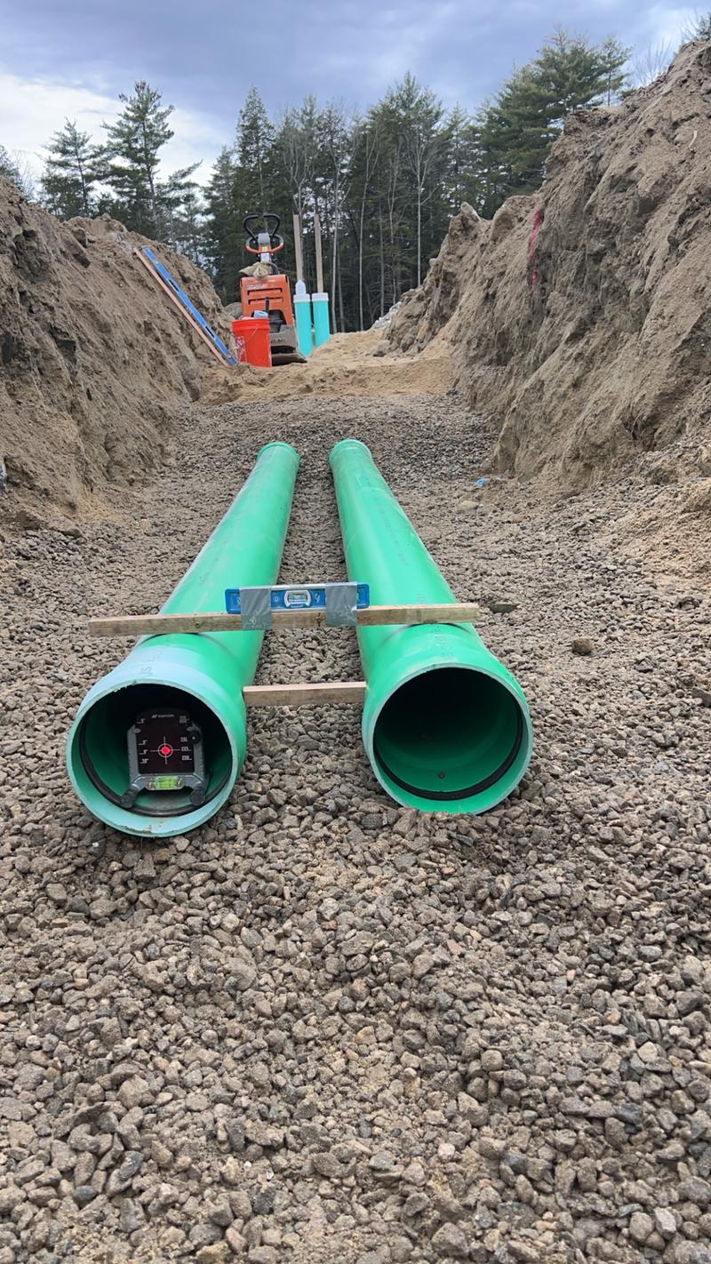 Site utility installation by Envy Excavation