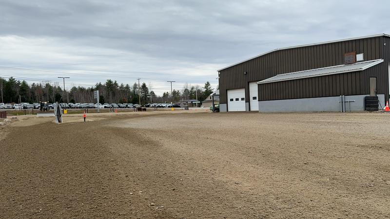 Sub-base excavation in Bridgton