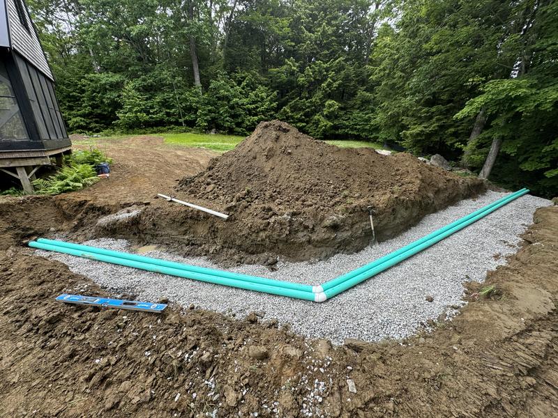 New Castle custom home foundation