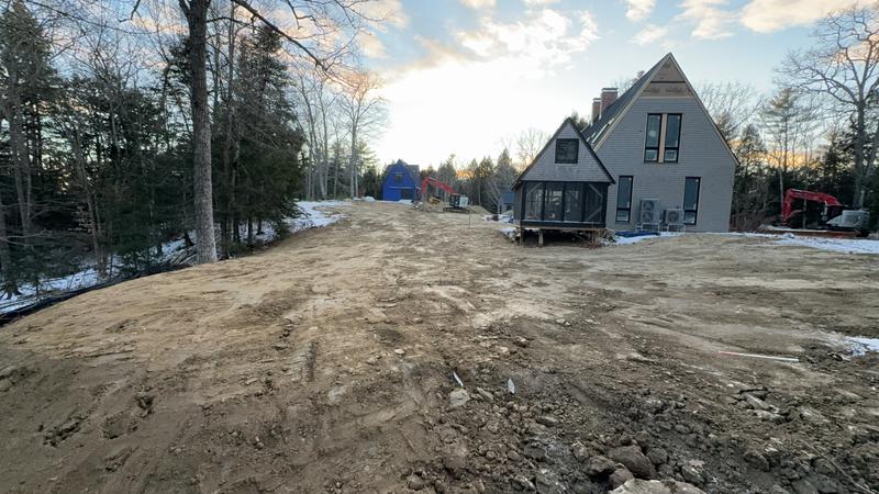 New Castle custom home foundation
