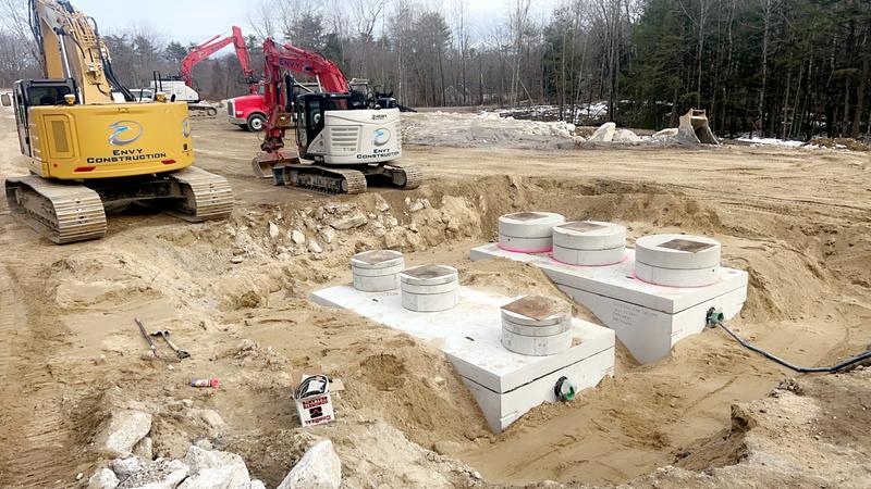 Site utility installation by Envy Excavation
