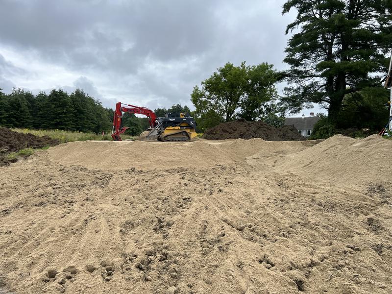 Septic system installation by Envy Excavation in Southern Maine