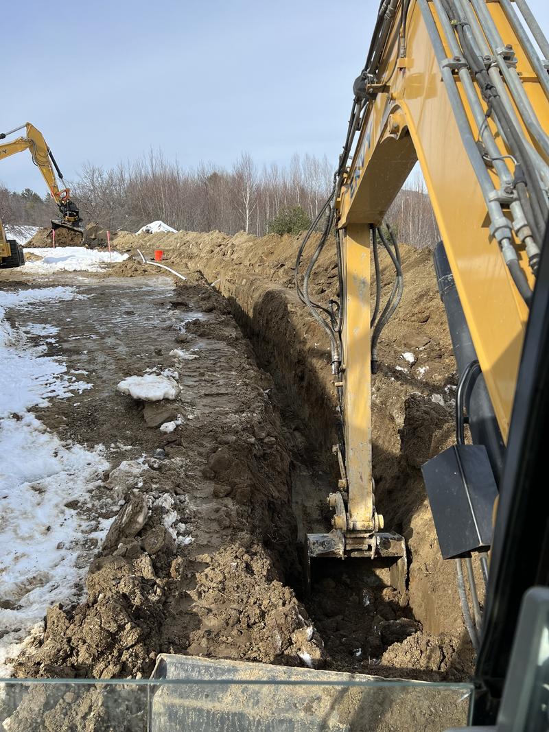 Estate parking and earthwork