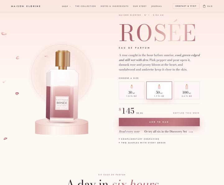 Maison Elorine template, full page