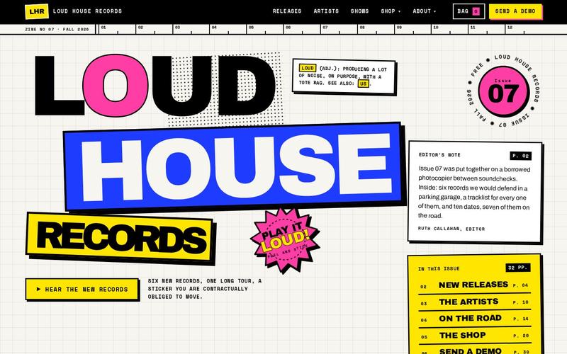 Loud House Records template