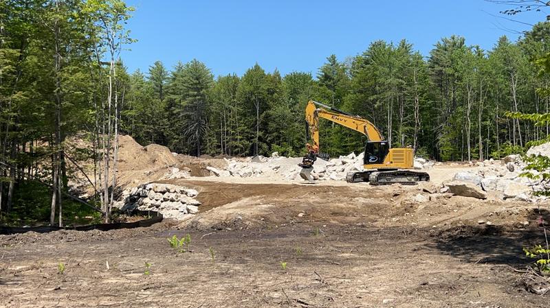 Site utility installation by Envy Excavation