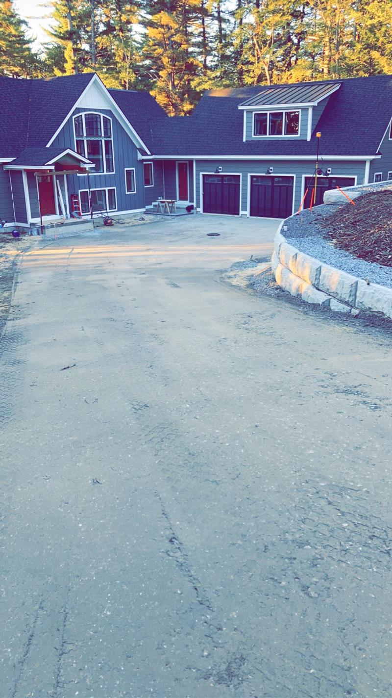 Driveway grading and base work by Envy Excavation
