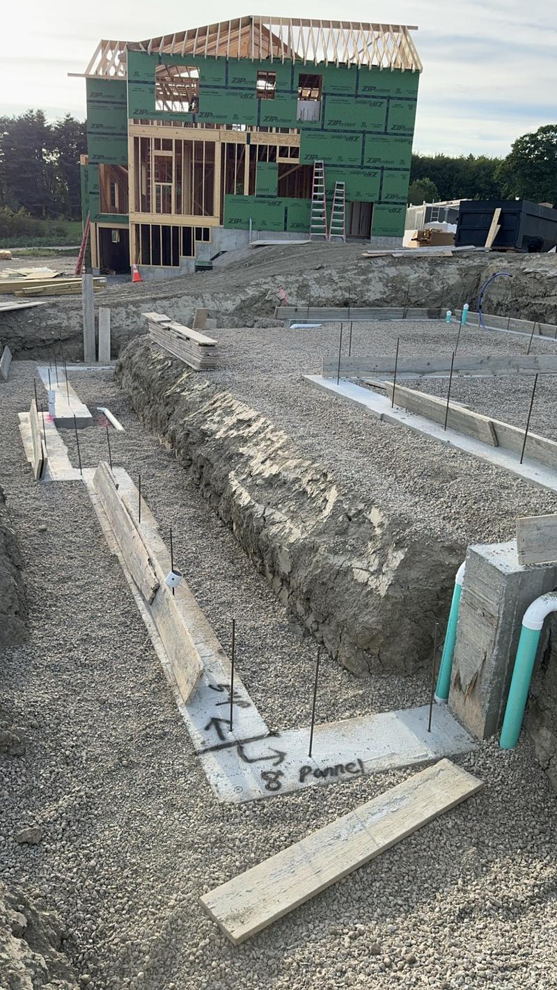 Backfill and compaction around a new foundation