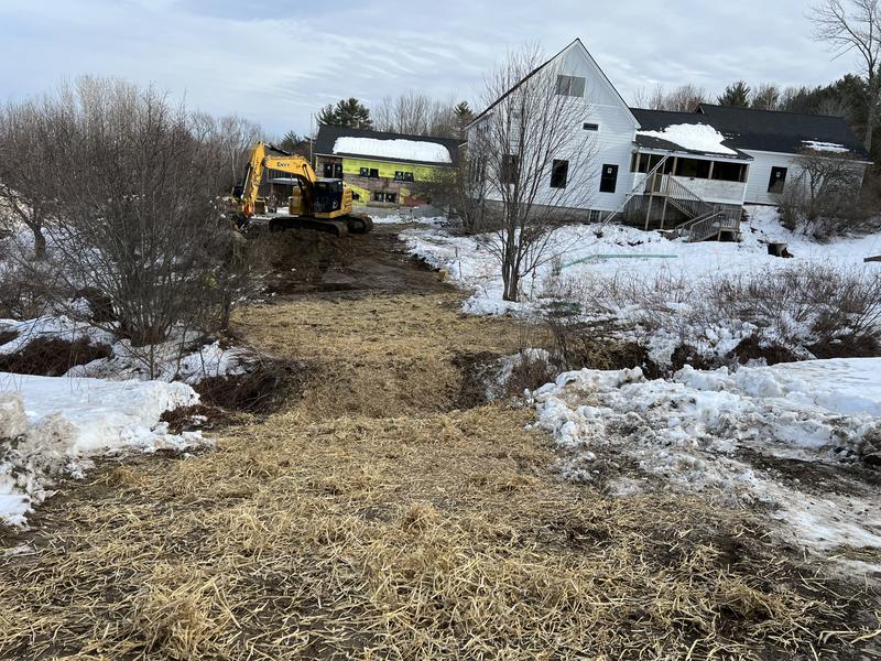 Site preparation in Otisfield