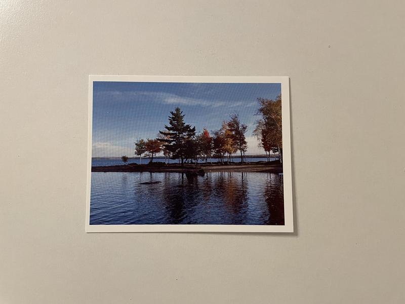 Gratitude for Maine Fall Note Card Set, card 6 with a Maine fall photo