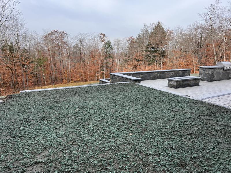Hydroseed-ready lawn prep, Southern Maine