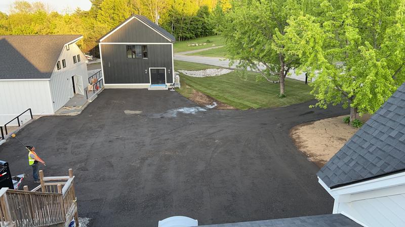 Driveway grading and base work by Envy Excavation