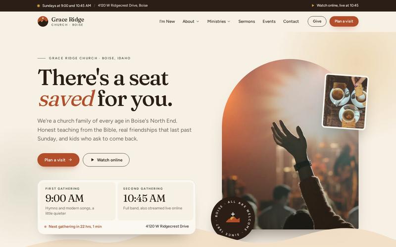 Grace Ridge Church template