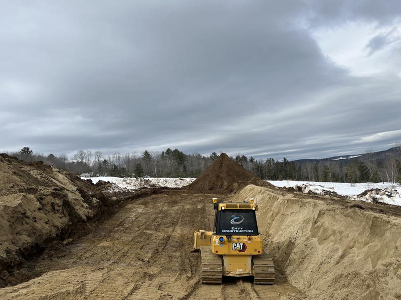 Septic system installation by Envy Excavation in Southern Maine