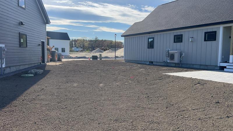 Hydroseed-ready lawn prep, Southern Maine