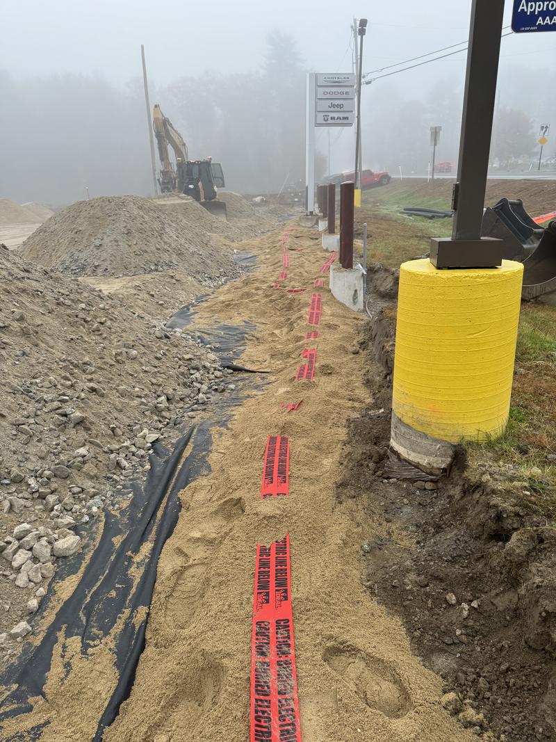 MacDonald Motors site work
