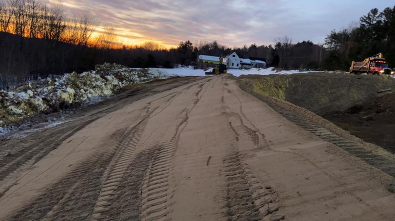 Site preparation in Otisfield