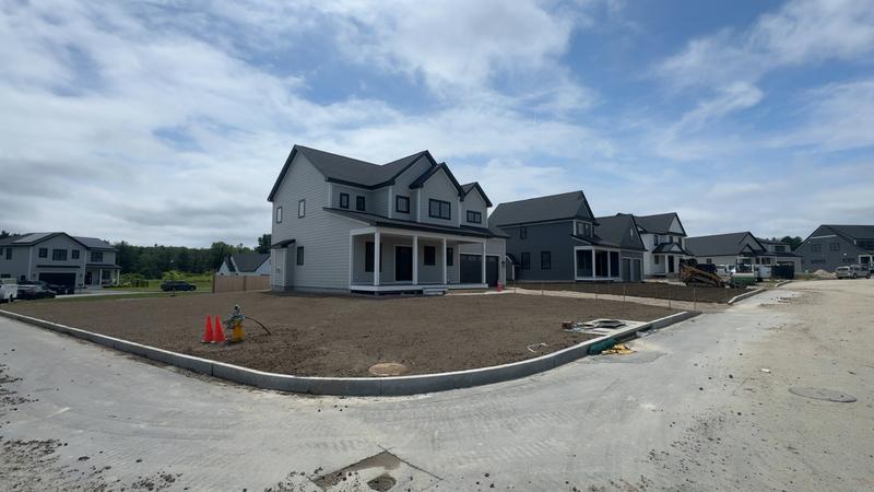 Final grade and rake for new lawn install