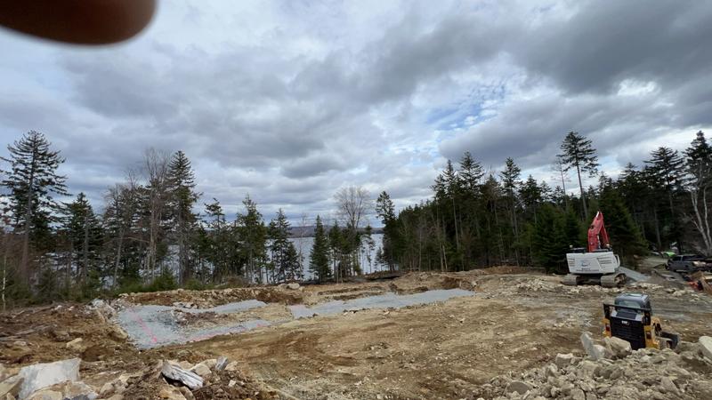 Access road construction